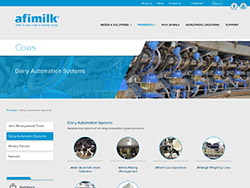 afimilk website screenshot 5