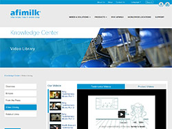 afimilk website screenshot 6