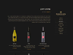 Barkan Winery website screenshot 4