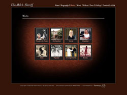 Ella Milch-Sheriff website screenshot 4