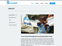 IsraAID website screenshot 3