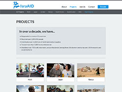 IsraAID website screenshot 4