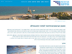 The Interuniversity Institute of Eilat website screenshot 4