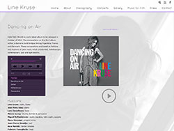 Line Kruse website screenshot 3