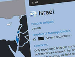 מפת חופש הנישואין בעולם website screenshot 2