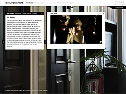 Hotel Montefiore website screenshot 3