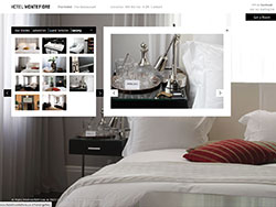 Hotel Montefiore website screenshot 4