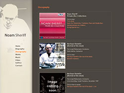 Noam Sheriff website screenshot 4