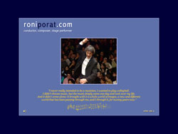 Roni Porat website screenshot 1