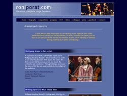 Roni Porat website screenshot 5