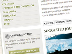 Spiced Destinations website screenshot 2