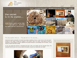 The Jerusalem Stone website screenshot 1
