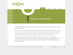 Zooee website screenshot 1
